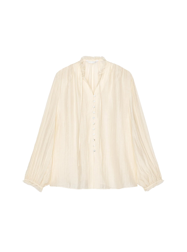 Pleated Blouse